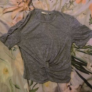 Aritzia Wilfred Free Grey wrap tshirt in size large